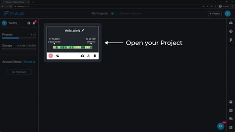 Let's start with FlutLab .